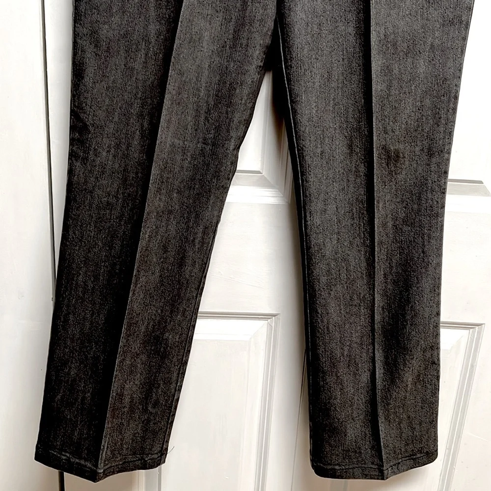 Gloria Vanderbilt Dark Gray 5 Pocket High Rise Jeans Size 12